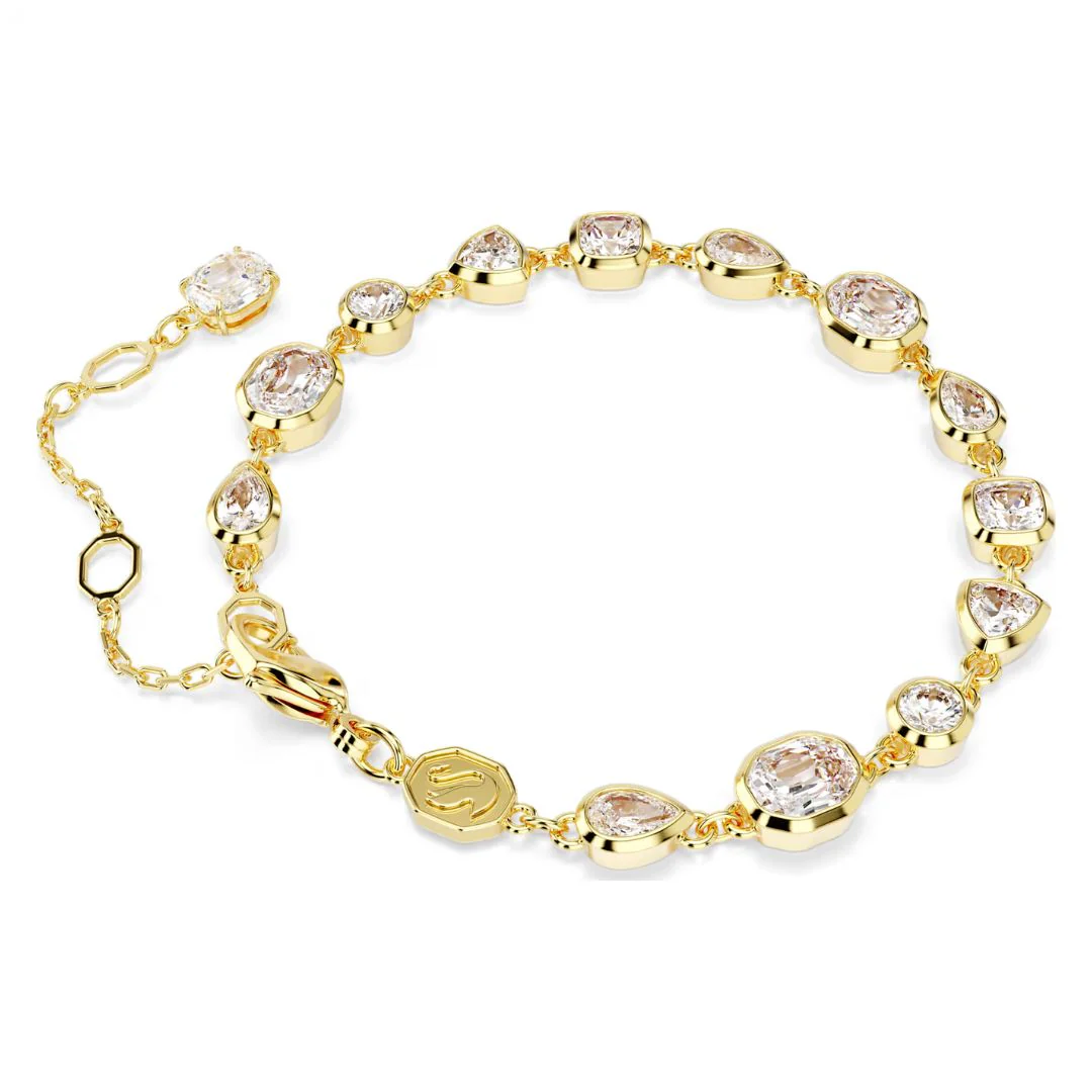 Swarovski Imber Tennis rannekoru, keltakullanväri ja kirkkaat kristallit, 5705471 - Image 4