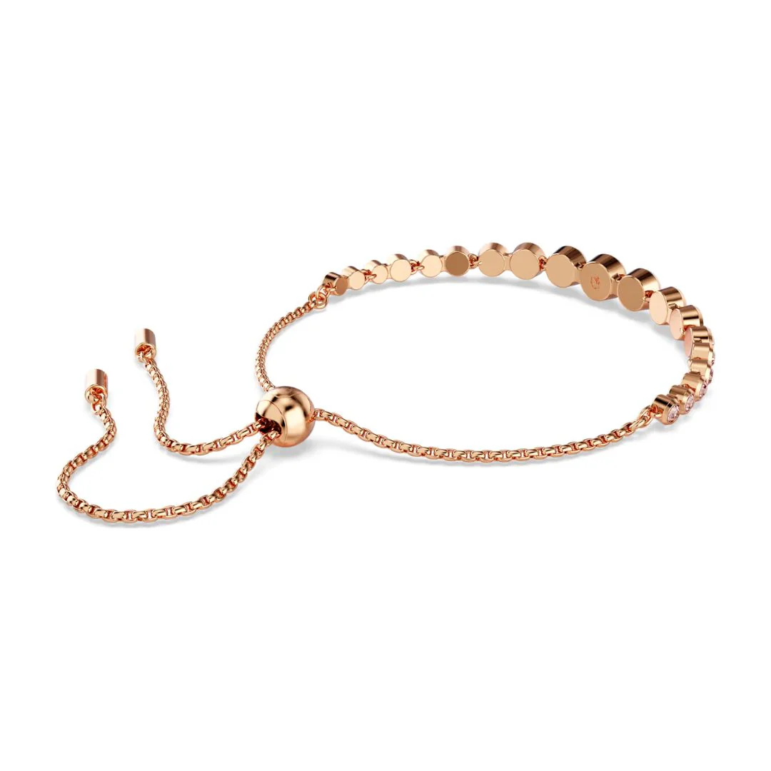 Swarovski Imber Tennis rannekoru, ruusukullanväri ja vaalenapunaiset kristallit, 5718204 - Image 3