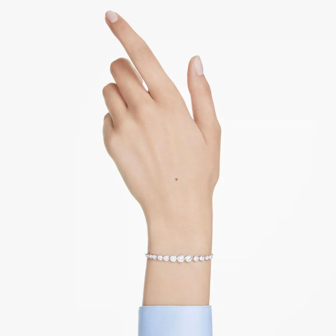 Swarovski Imber Tennis rannekoru, vaalea metalli ja kirkkaat kristallit, 5705451 - Image 2