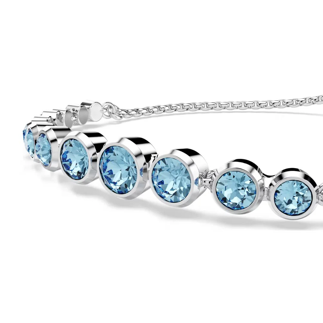 Swarovski Imber Tennis rannekoru, vaalea metalli ja siniset kristallit, 5719282 - Image 5