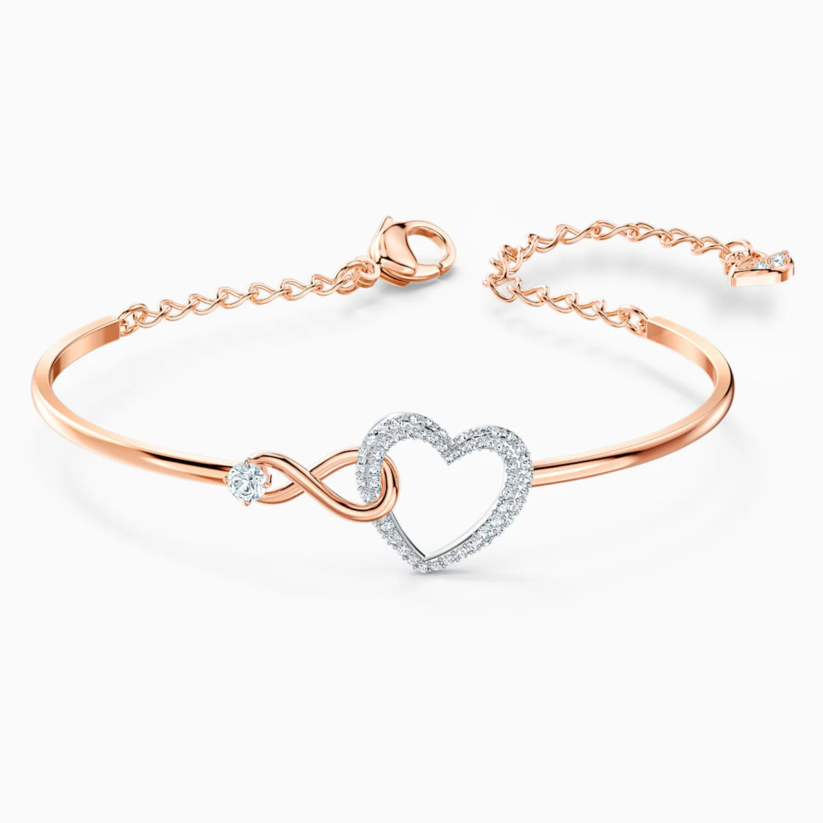 Swarovski Infinity Heart kristallirannekoru, kullanvärinen - Image 2