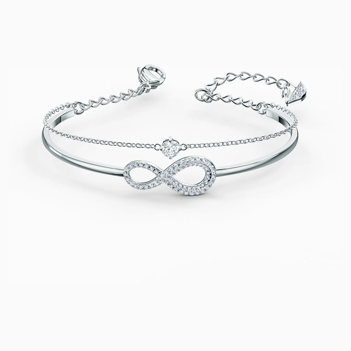 Swarovski Infinity kristallirannekoru, valkoinen