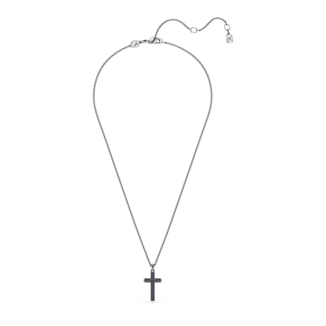 Swarovski Insigne ristiriipus, tumma metalli ja harmaat kristallit 5727985 - Image 3