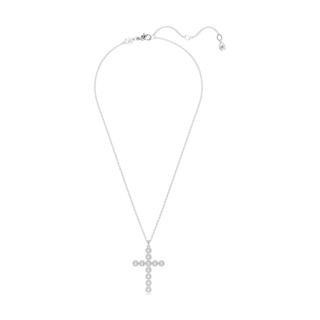 Swarovski Insigne ristiriipus, vaalea metalli ja kirkkaat kristallit - Image 2