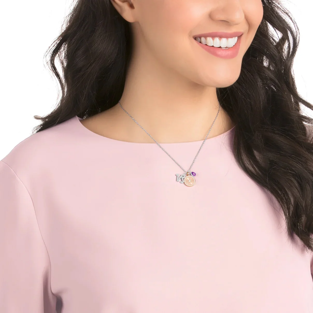 Swarovski kauris horoskooppiriipus, violetti - Image 2
