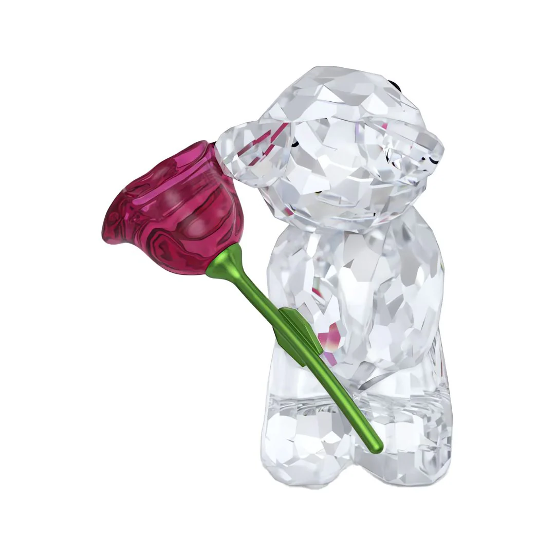 Swarovski Kris Bear A Rose with Love -kristallifiguuri 5691390 - Image 3