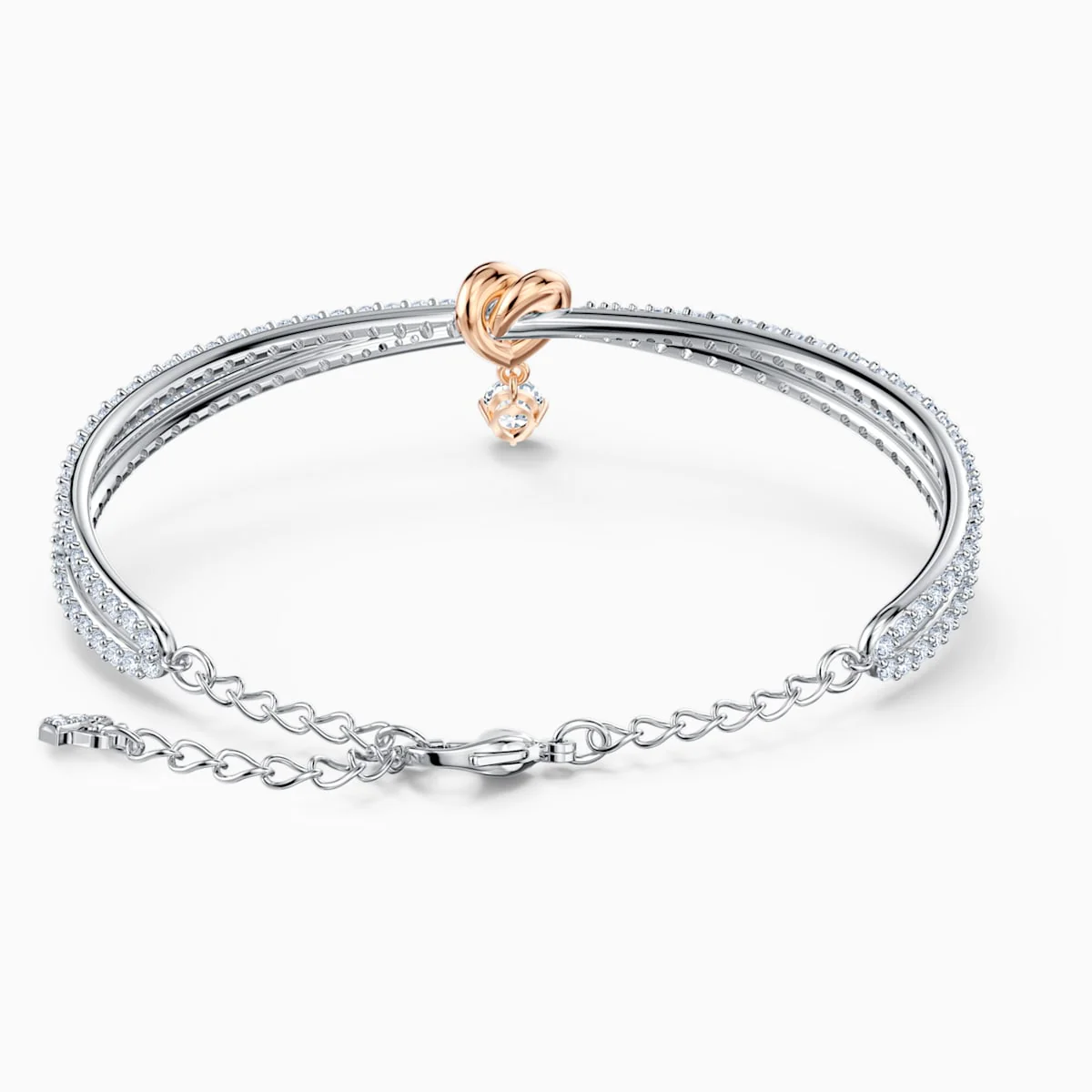 Swarovski Lifelong Heart kristallirannekoru, valkoinen - Image 2