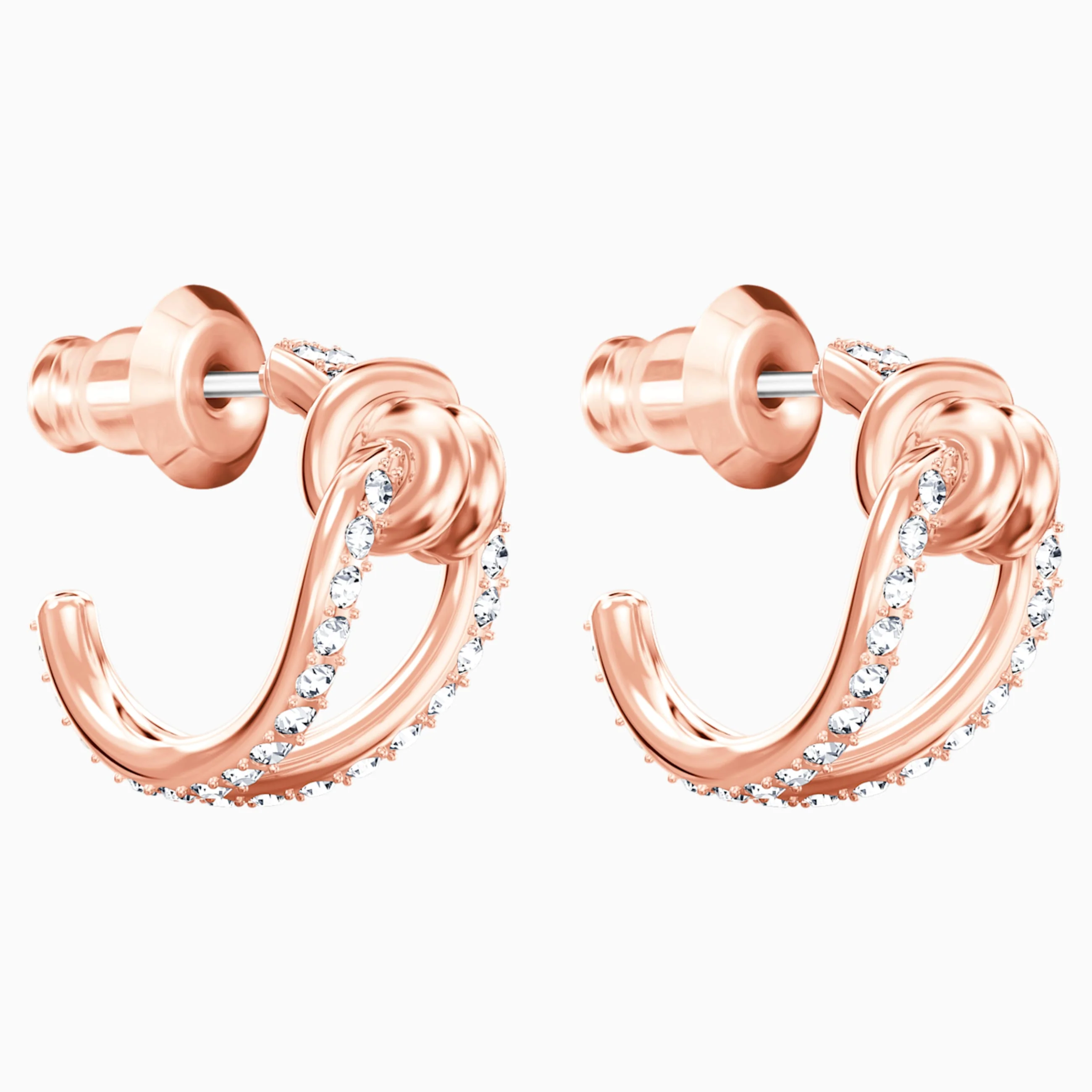 Swarovski Lifelong Hoop korvakorut, rose - Image 4