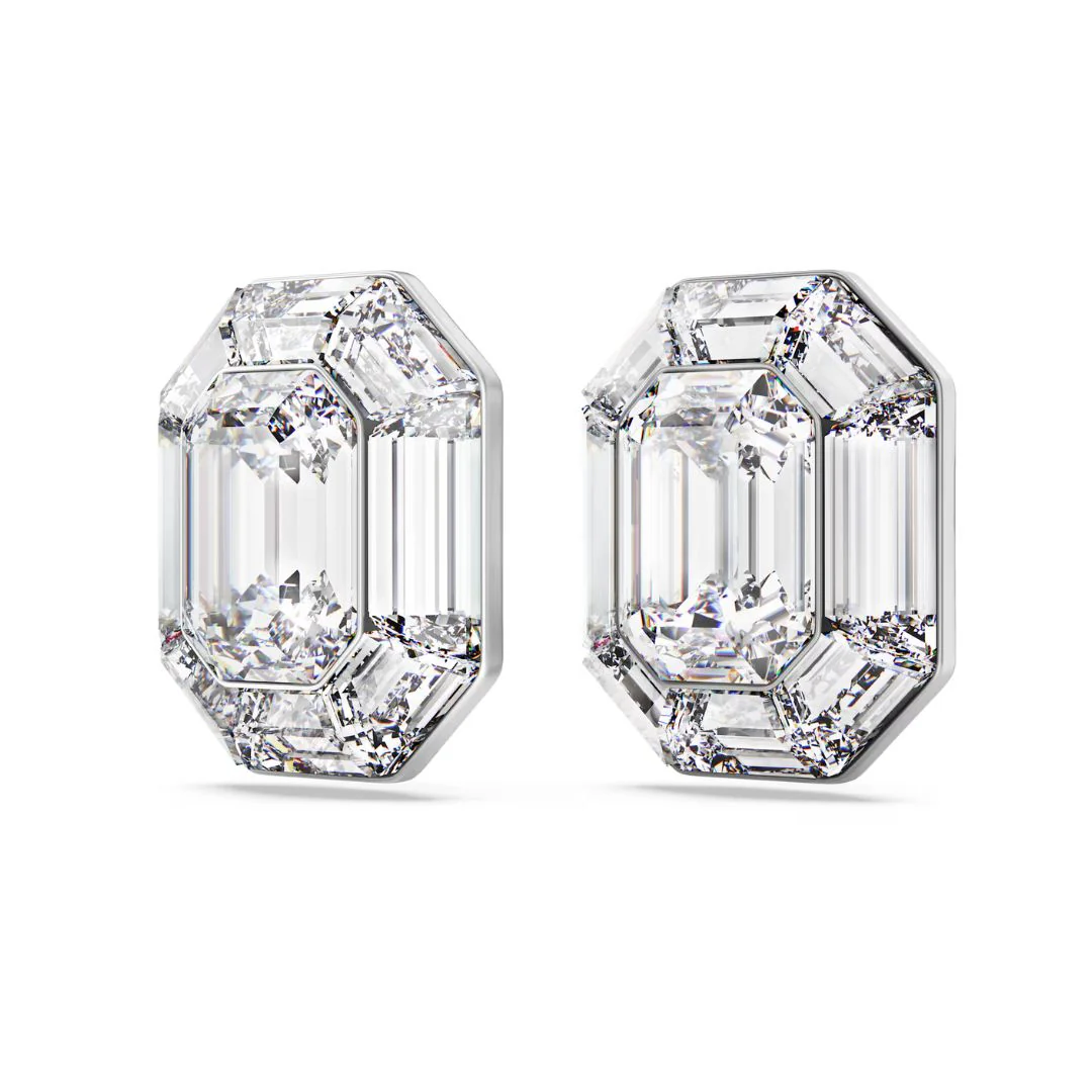 Swarovski Lucent Clip korvakorut, vaalea metalli ja kirkkaat kristallit 5698525 - Image 3