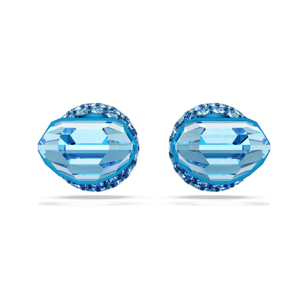 Swarovski Lucent korvakorut, sininen metalli ja siniset kristallit 5680693 - Image 4