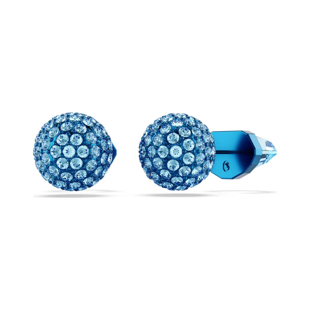 Swarovski Lucent korvakorut, sininen metalli ja siniset kristallit 5680693 - Image 5