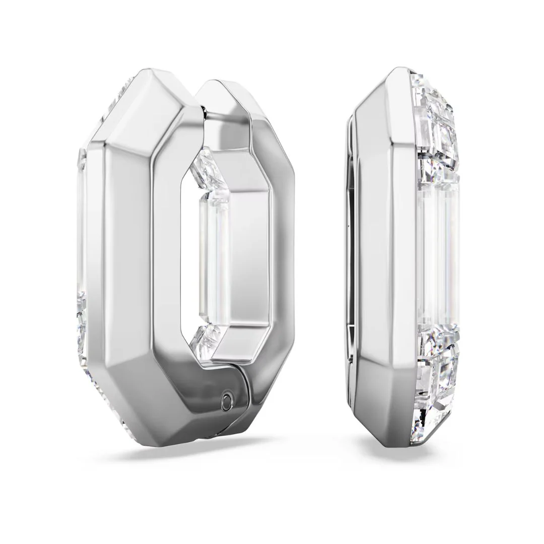 Swarovski Lucent rengaskorvakorut, vaalea metalli ja kirkkaat kristallit 5696289 - Image 3