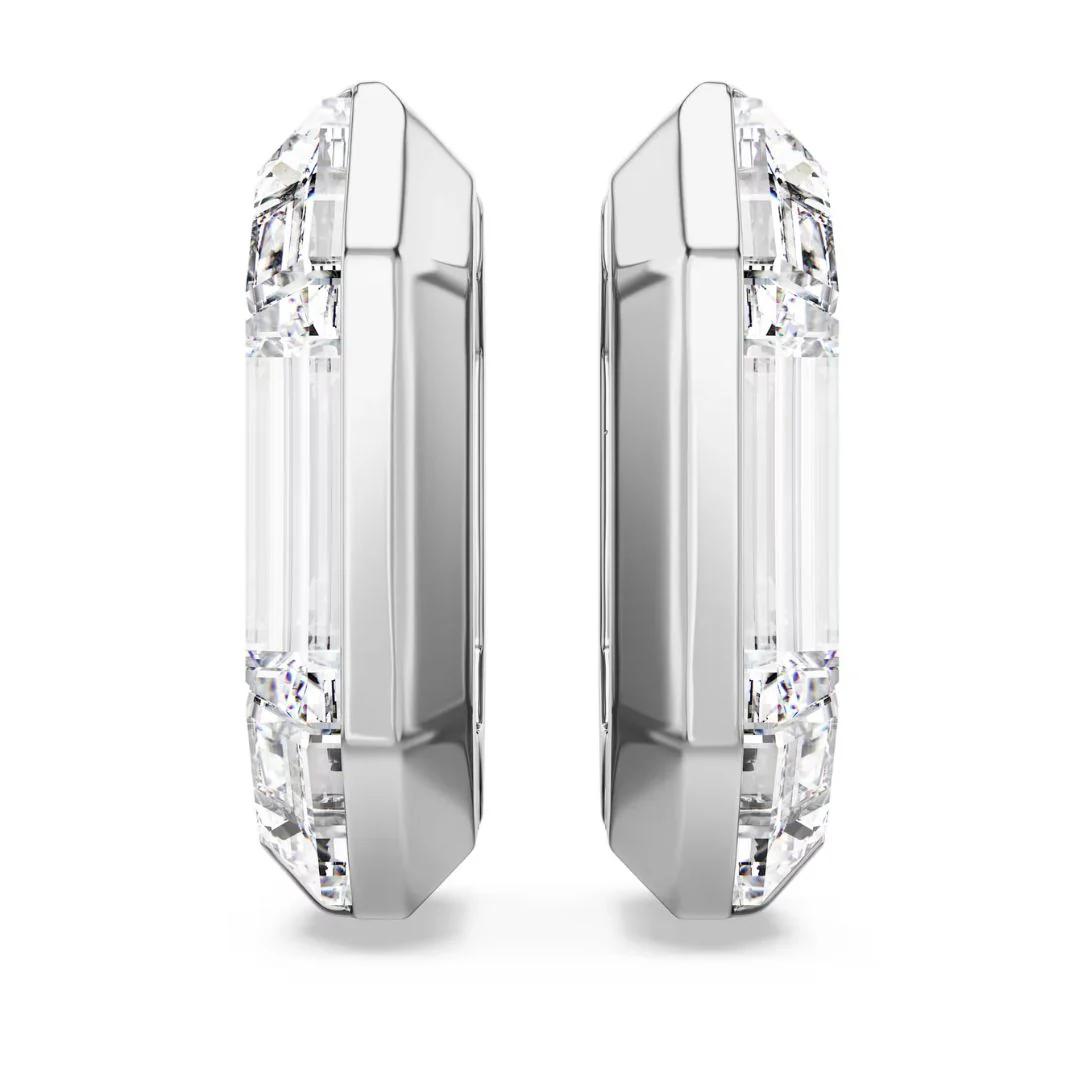 Swarovski Lucent rengaskorvakorut, vaalea metalli ja kirkkaat kristallit 5696289 - Image 4