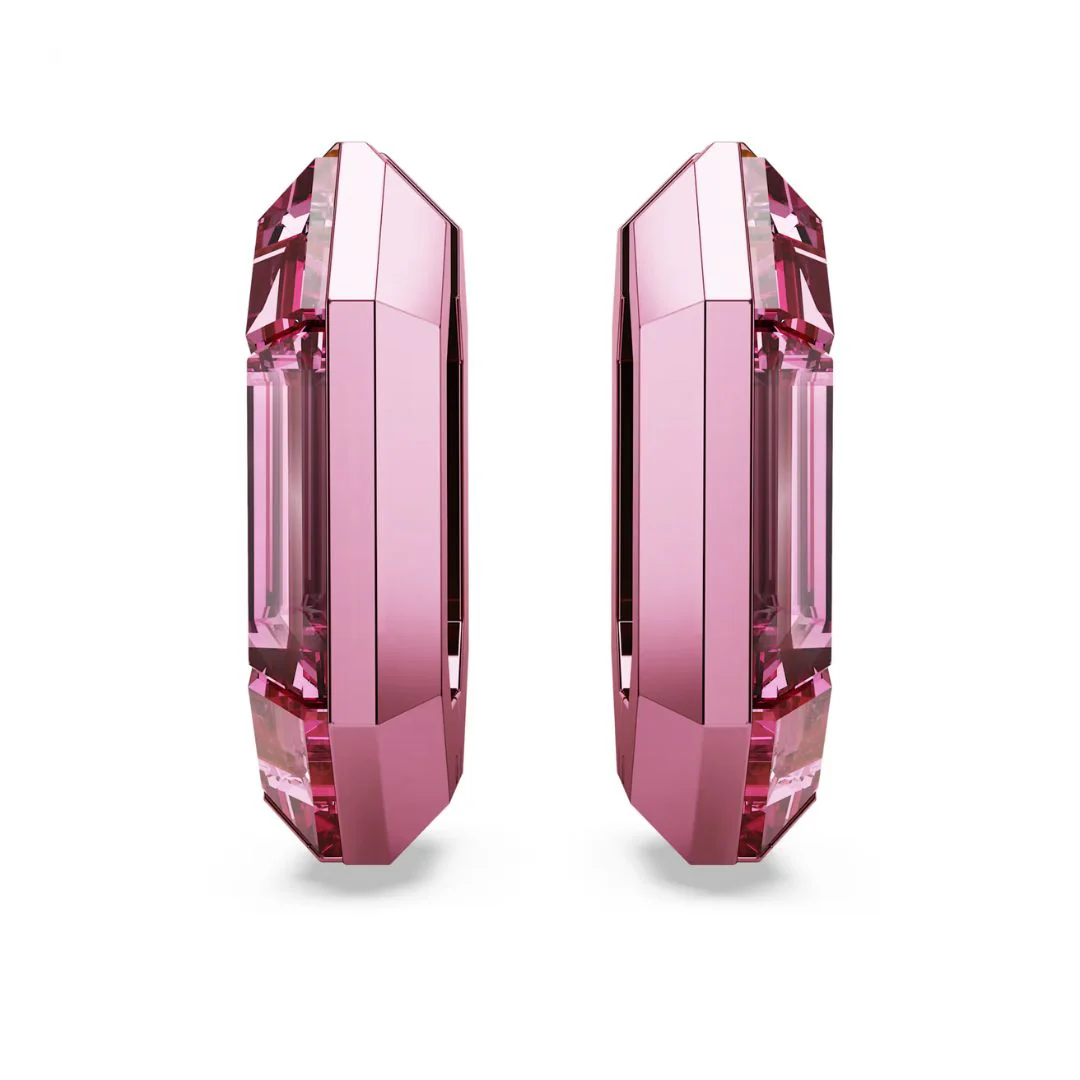 Swarovski Lucent rengaskorvakorut, vaaleanpunainen metalli ja kristallit 5680783 - Image 3