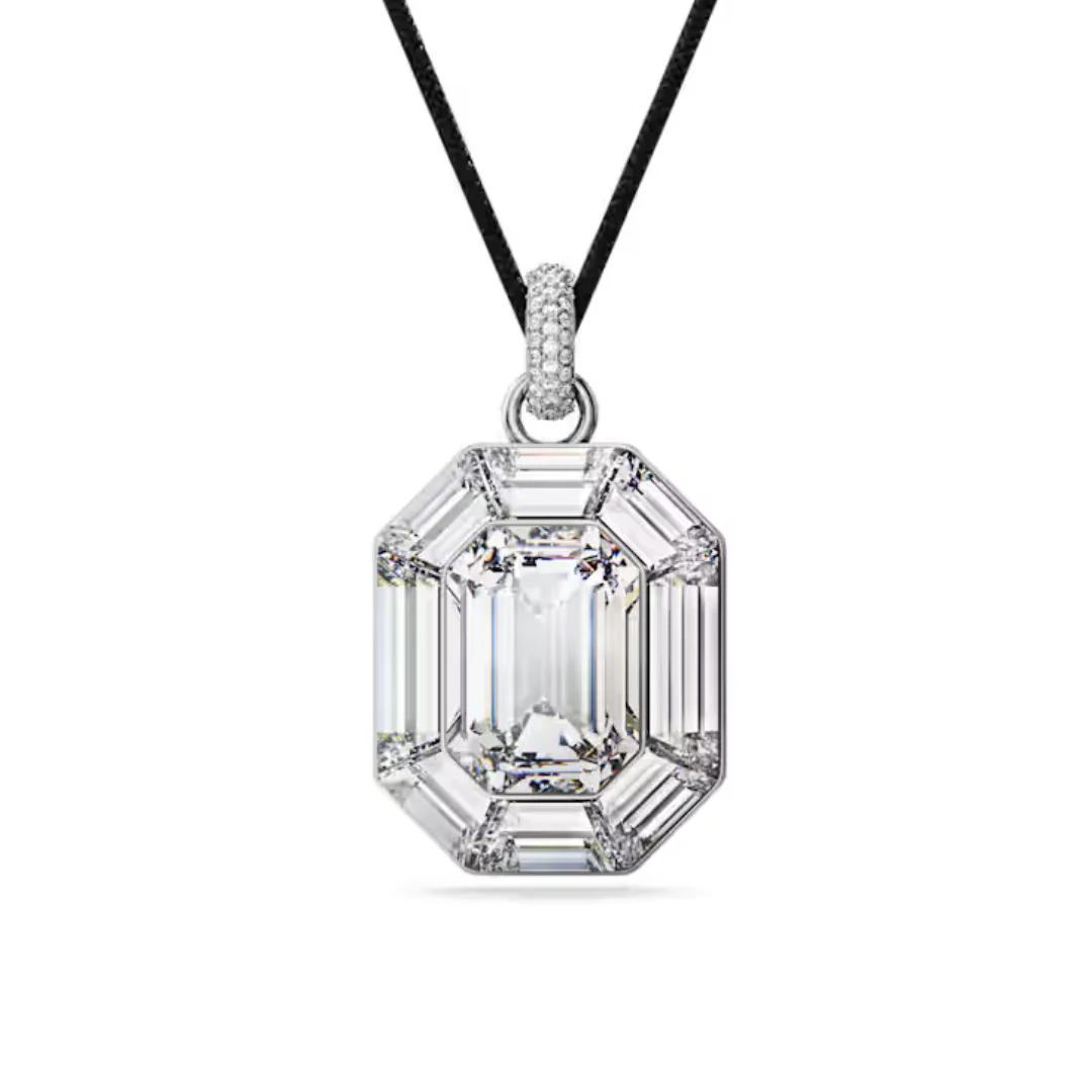 Swarovski Lucent riipus, kirkkaat kristallit ja puuvillanyöri 5698526