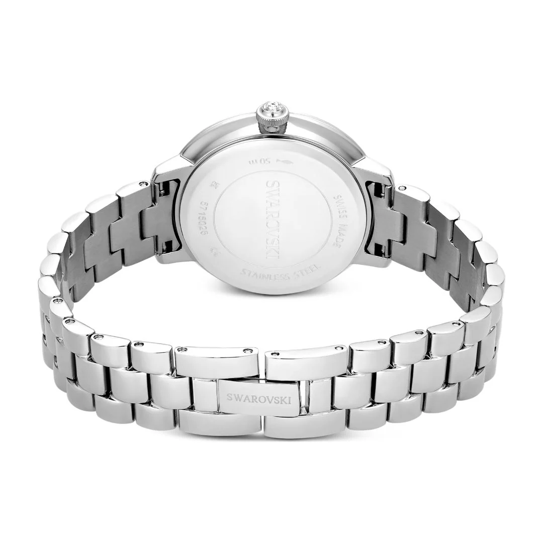 Swarovski Matrix 3-link rannekello, hopeanväri ja kirkkaat kristallit, 5706182 - Image 5