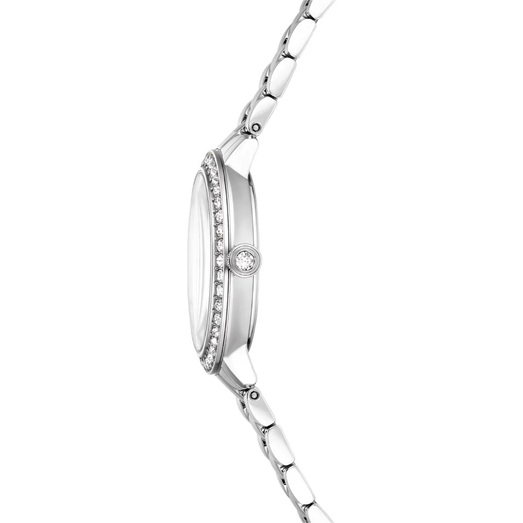 Swarovski Matrix 3-link rannekello, hopeanväri ja kirkkaat kristallit, 5706182 - Image 6