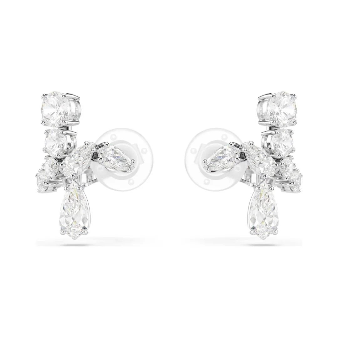 Swarovski Matrix Clip korvakorut, vaalea metalli ja kirkkaat zirkonit 5692523