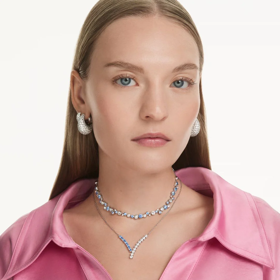 Swarovski Matrix kaulakoru, siniset ja kirkkaat zirkoneilla, 5732265 - Image 3