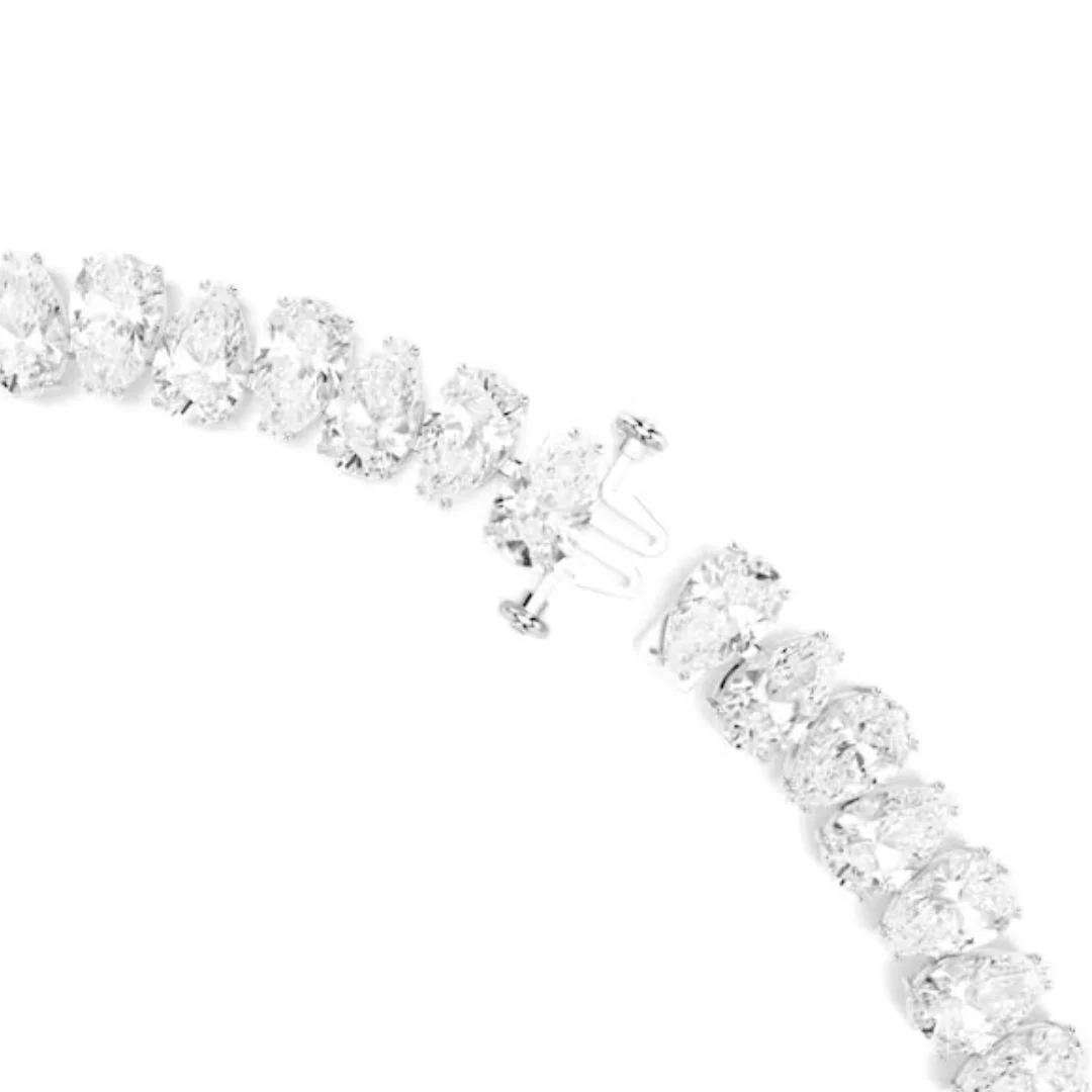 Swarovski Matrix kaulakoru, vaalea metalli ja kirkkaat kristallit 5662277 - Image 4