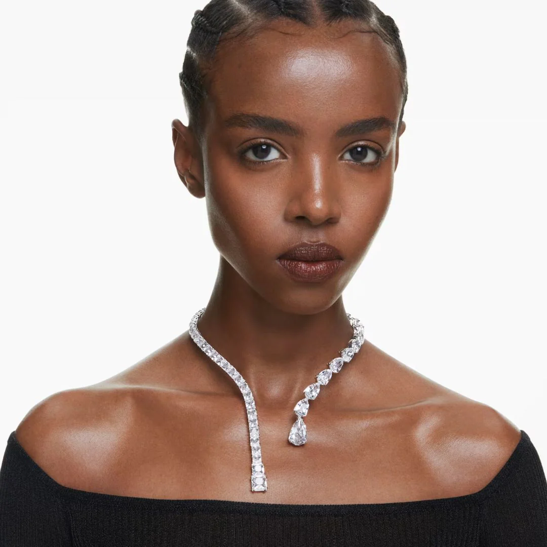 Swarovski Matrix kaulakoru, vaalea metalli ja kirkkaat kristallit 5692517 - Image 3