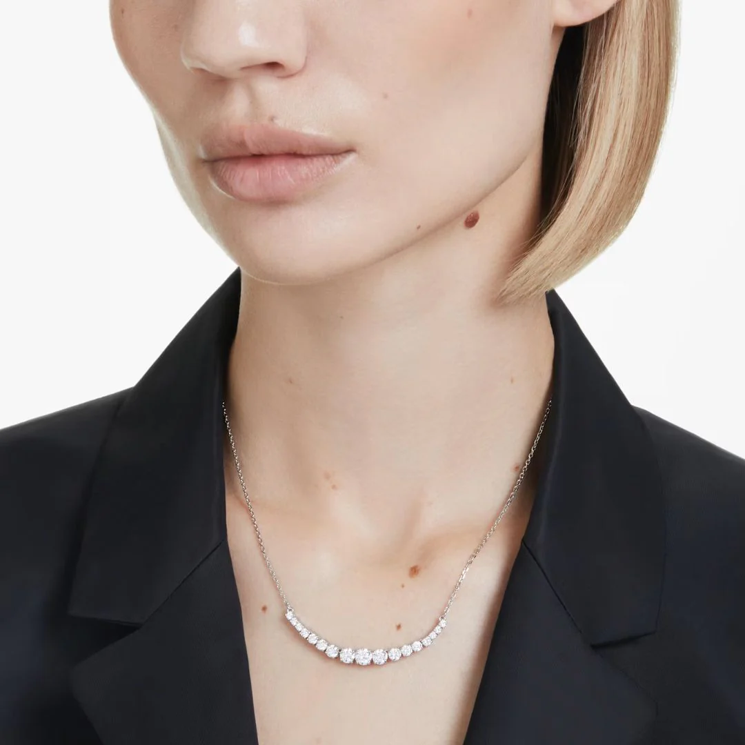 Swarovski Matrix kaulakoru, vaalea metalli ja kirkkaat kristallit, 5705396 - Image 2