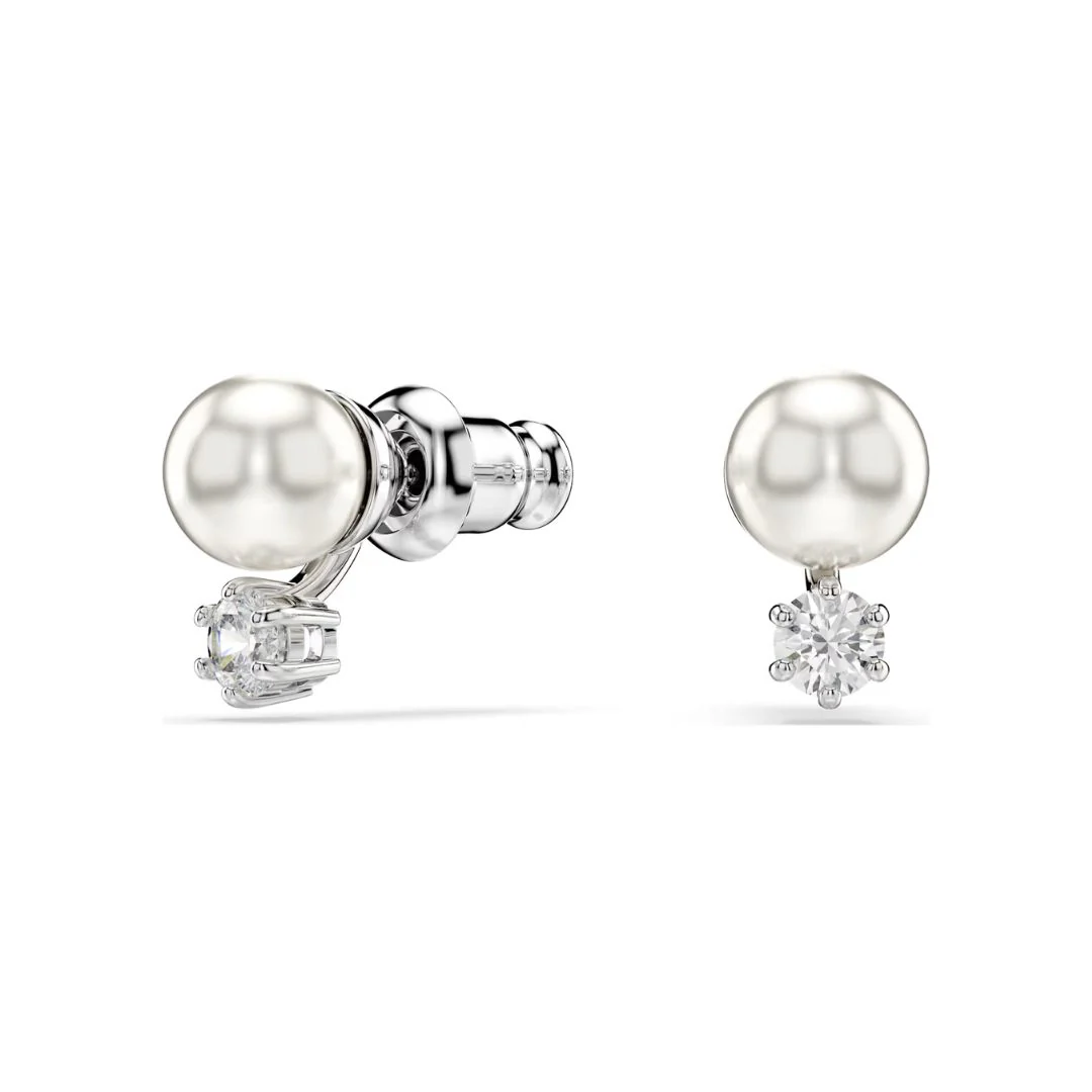 Swarovski Matrix korvakorut, vaalea metalli ja kirkkaat kristallit 5694225 - Image 2