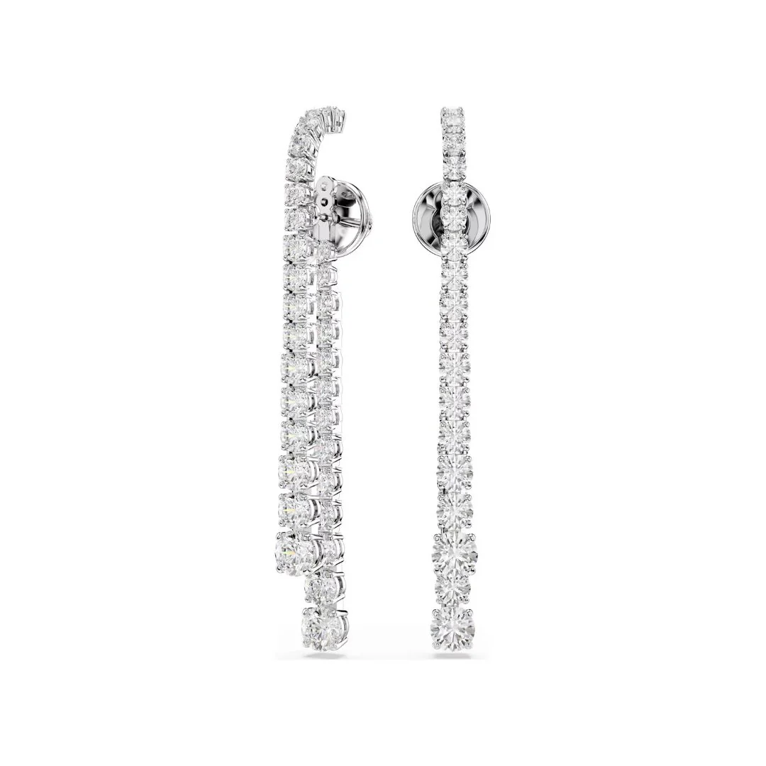 Swarovski Matrix korvakorut, vaalea metalli ja kirkkaat zirkonit 5709257