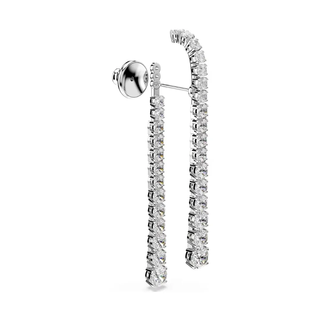 Swarovski Matrix korvakorut, vaalea metalli ja kirkkaat zirkonit 5709257 - Image 3