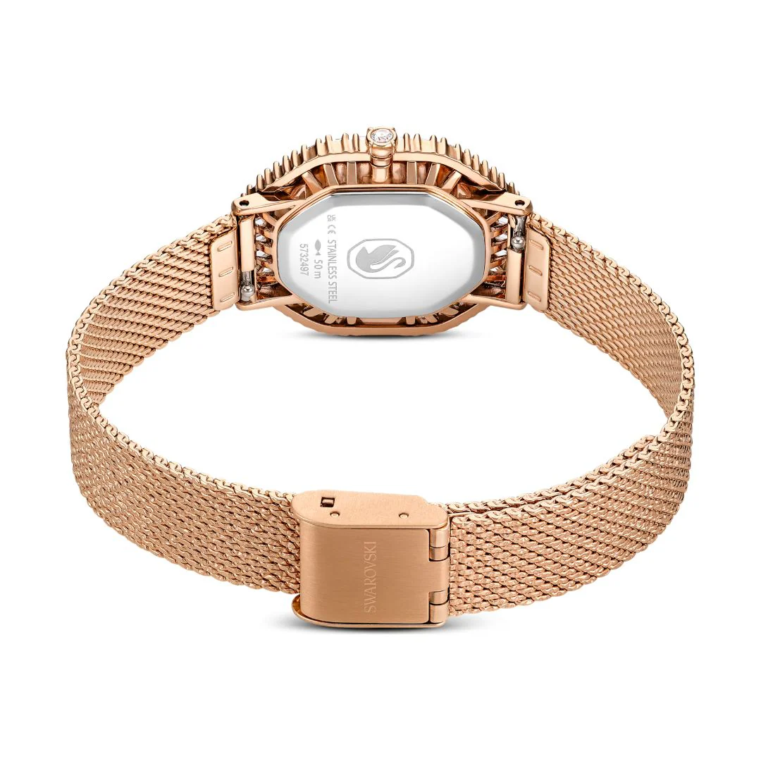 Swarovski Matrix octagon rannekello, ruusukullanvärinen ja kirkkaat kristallit, 5732497 - Image 4