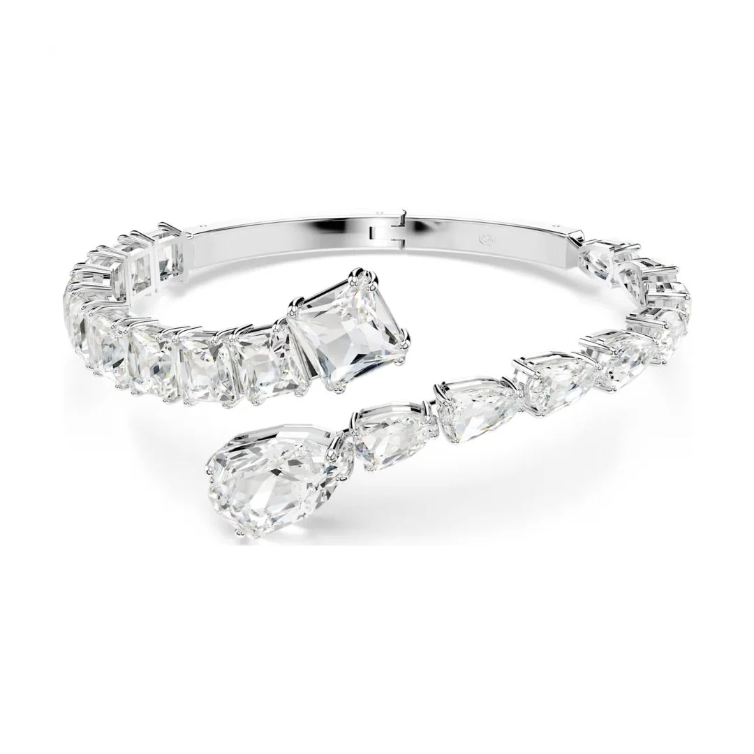 Swarovski Matrix rannekoru, vaalea metalli ja kirkkaat kristallit 5692527