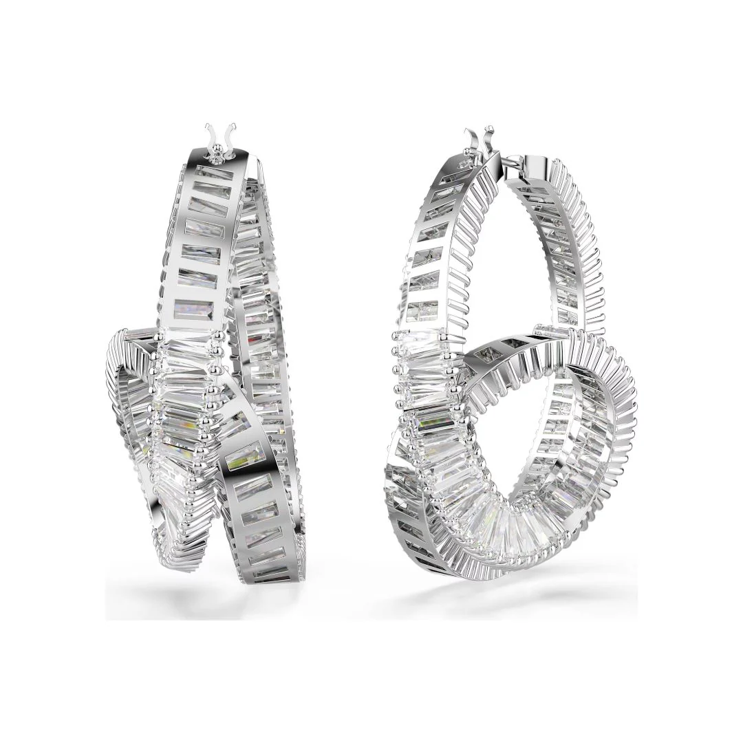 Swarovski Matrix rengaskorvakorut, kirkkaat zirkonit, 5727113 - Image 6
