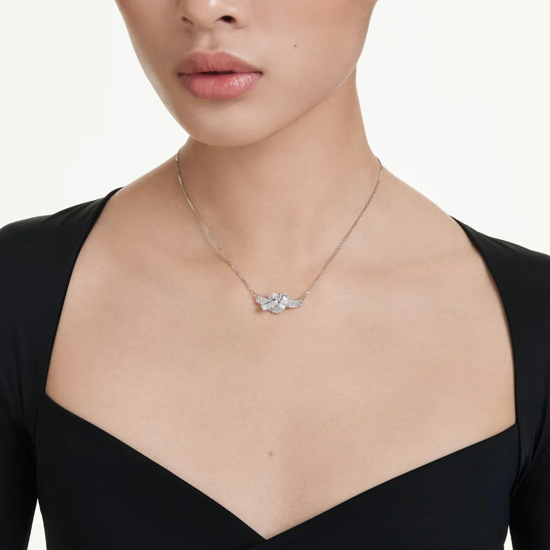 Swarovski Matrix riipus, vaalea metalli ja kirkkaat kristallit 5728553 - Image 2