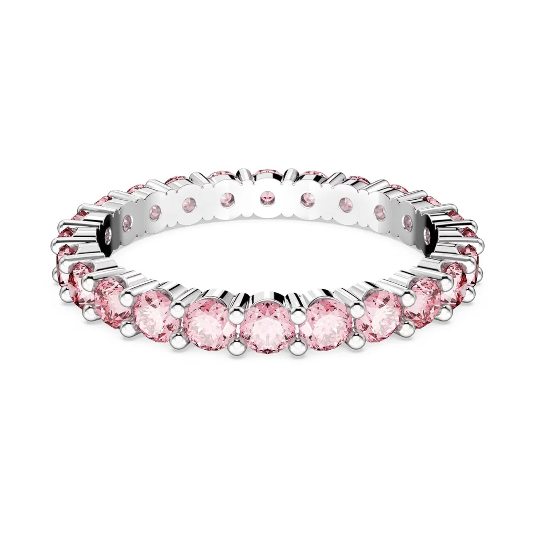 Swarovski Matrix sormus, vaalea ja vaaleanpunaiset kristallit, 5658852 - Image 4