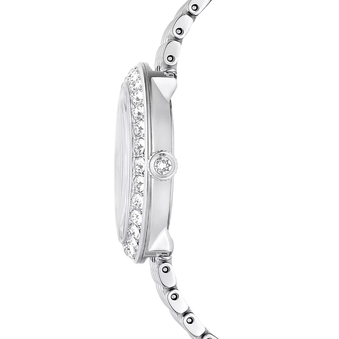 Swarovski Matrix tennis 7-link rannekello, hopeanväri ja kirkkaat kristallit, 5673022 - Image 5