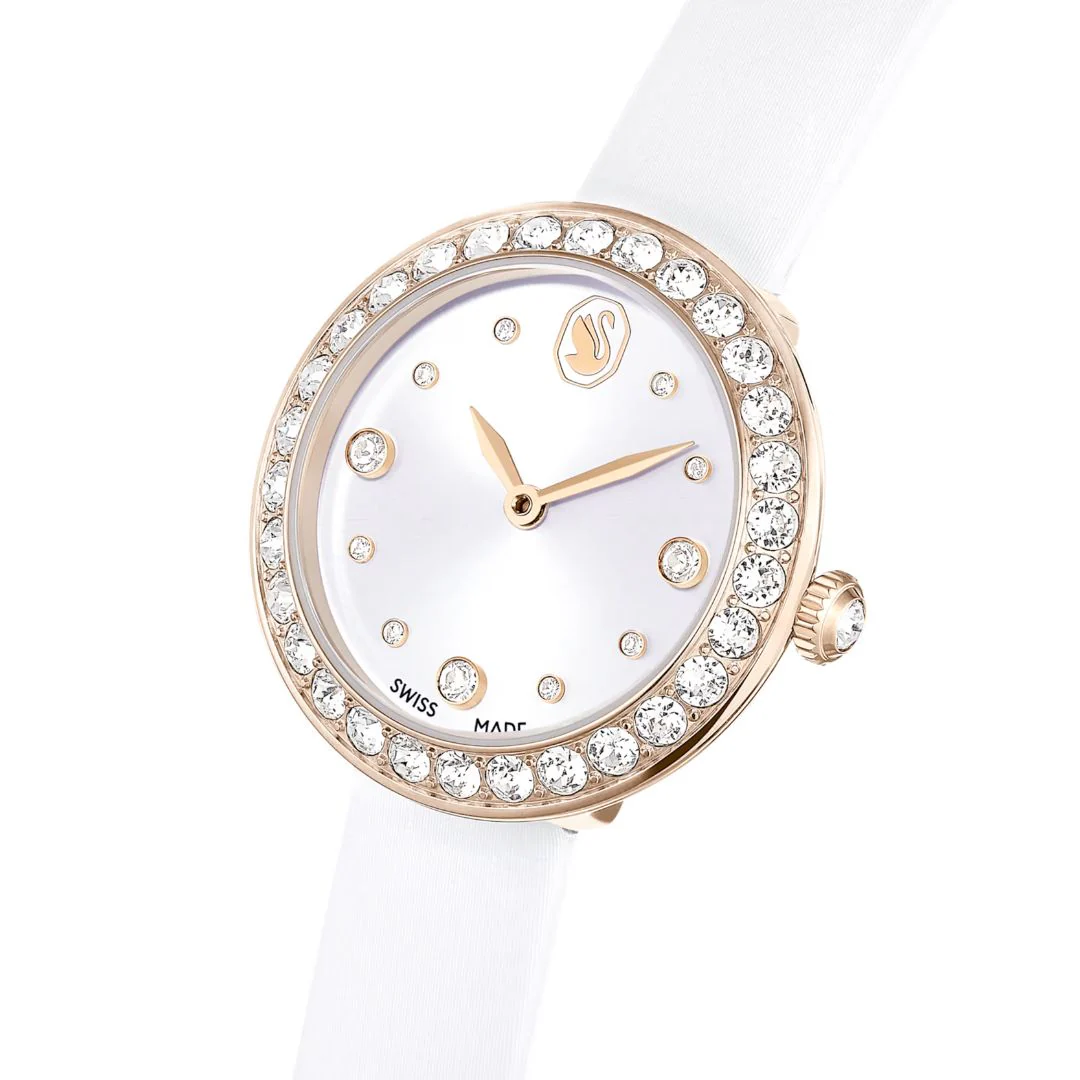 Swarovski Matrix tennis rannekello, samppanjakullanväri ja kirkkaat kristallit, 5710103 - Image 5