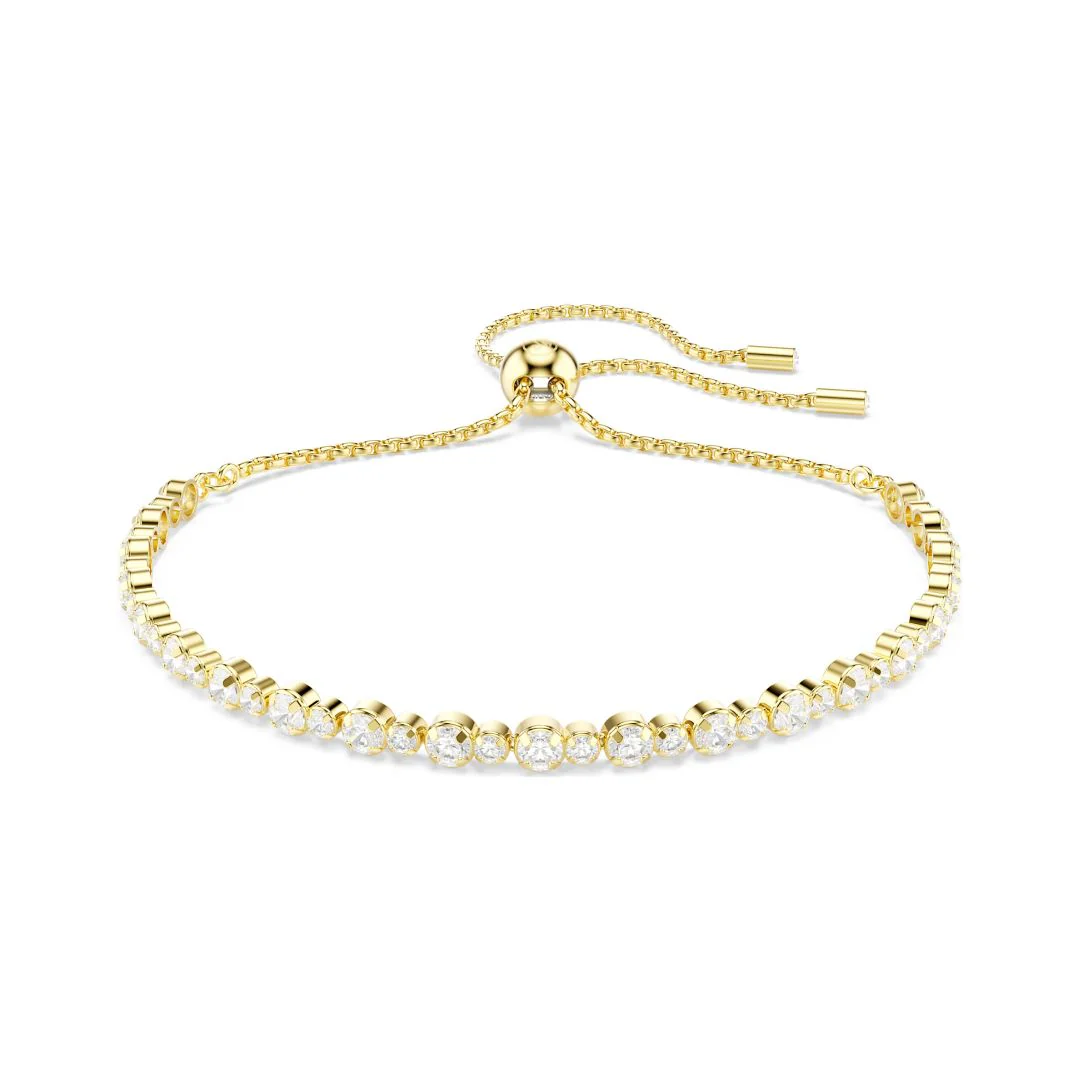 Swarovski Matrix Tennis rannekoru, keltakullanväri ja kirkkaat kristallit, 5730709
