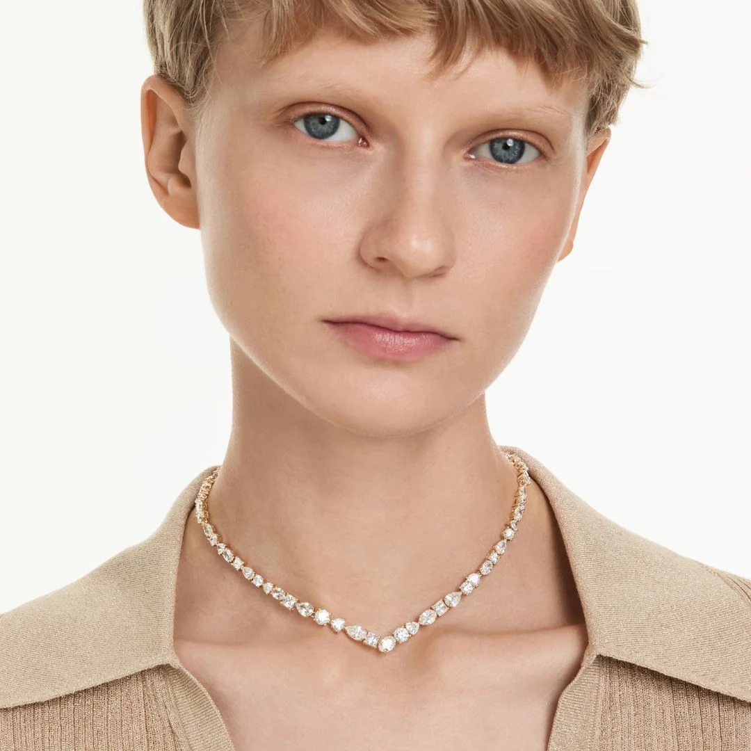 Swarovski Mesmera kaulakoru, keltakullanväri ja kirkkaat kristallit, 5743826 - Image 2