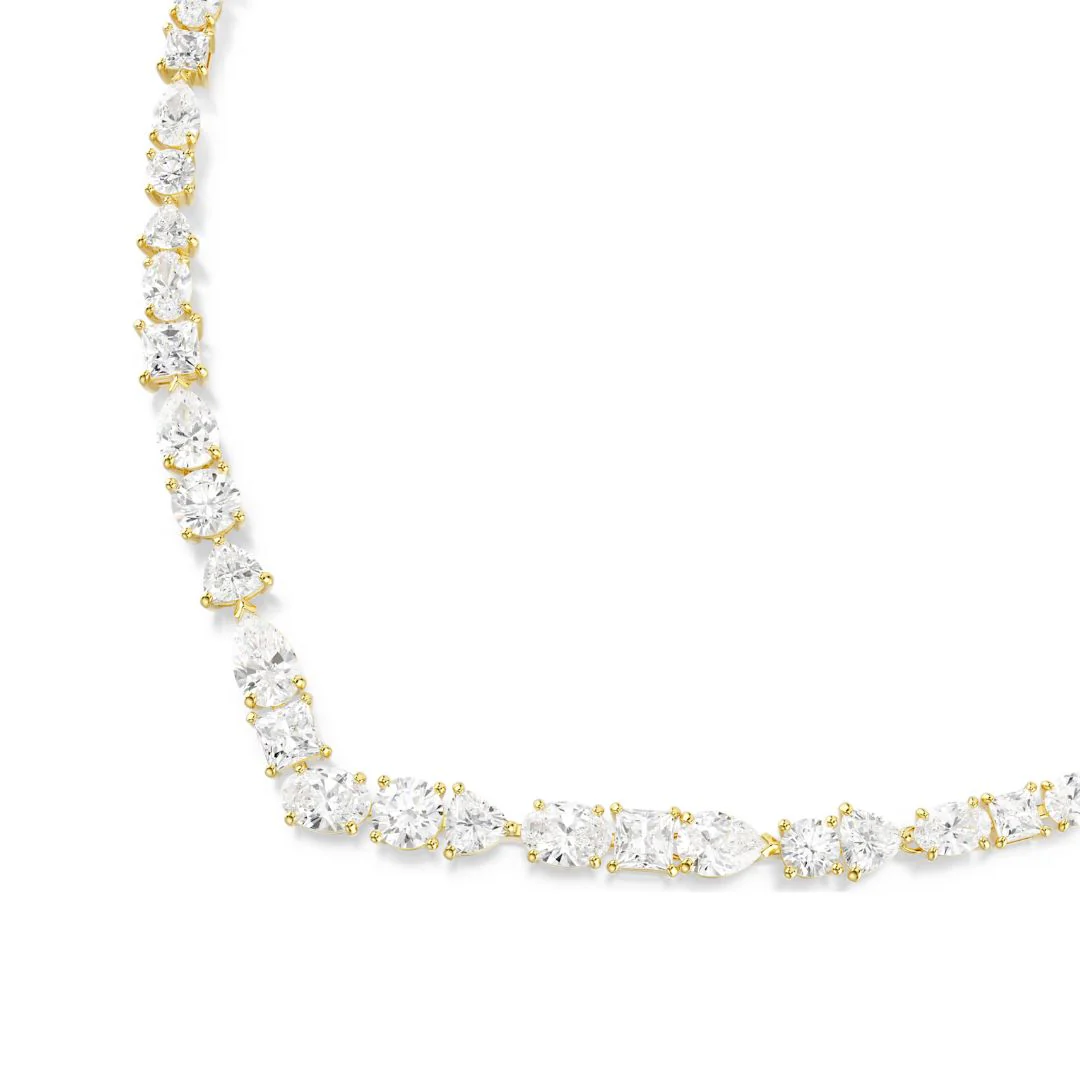 Swarovski Mesmera kaulakoru, keltakullanväri ja kirkkaat kristallit, 5743826 - Image 4