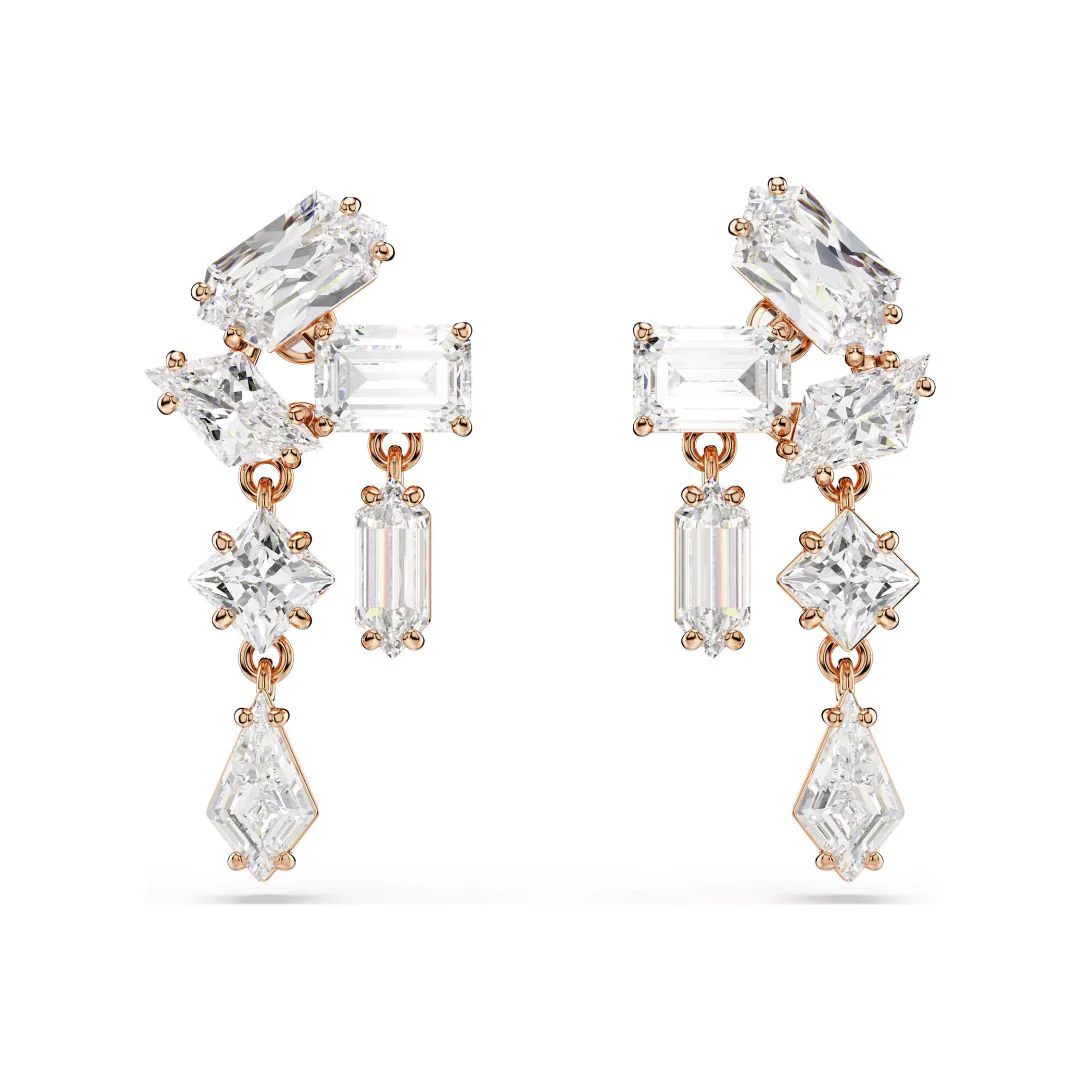 Swarovski Mesmera korvakorut, rosekullattu ja kirkkaat zirkonit, 5728000 - Image 2