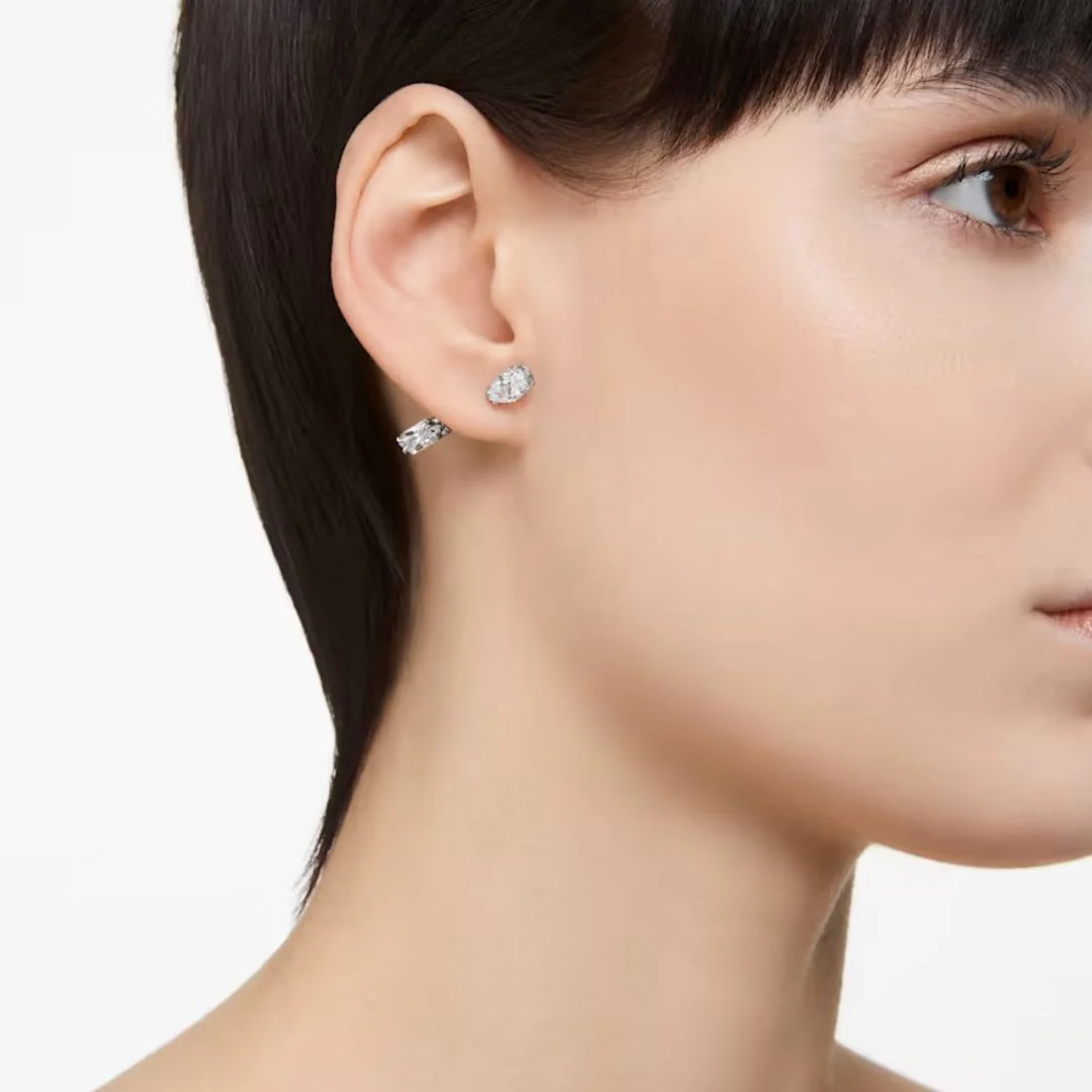 Swarovski Mesmera korvakorut, vaalea metalli ja kirkkaat kristallit, 5661682 - Image 2