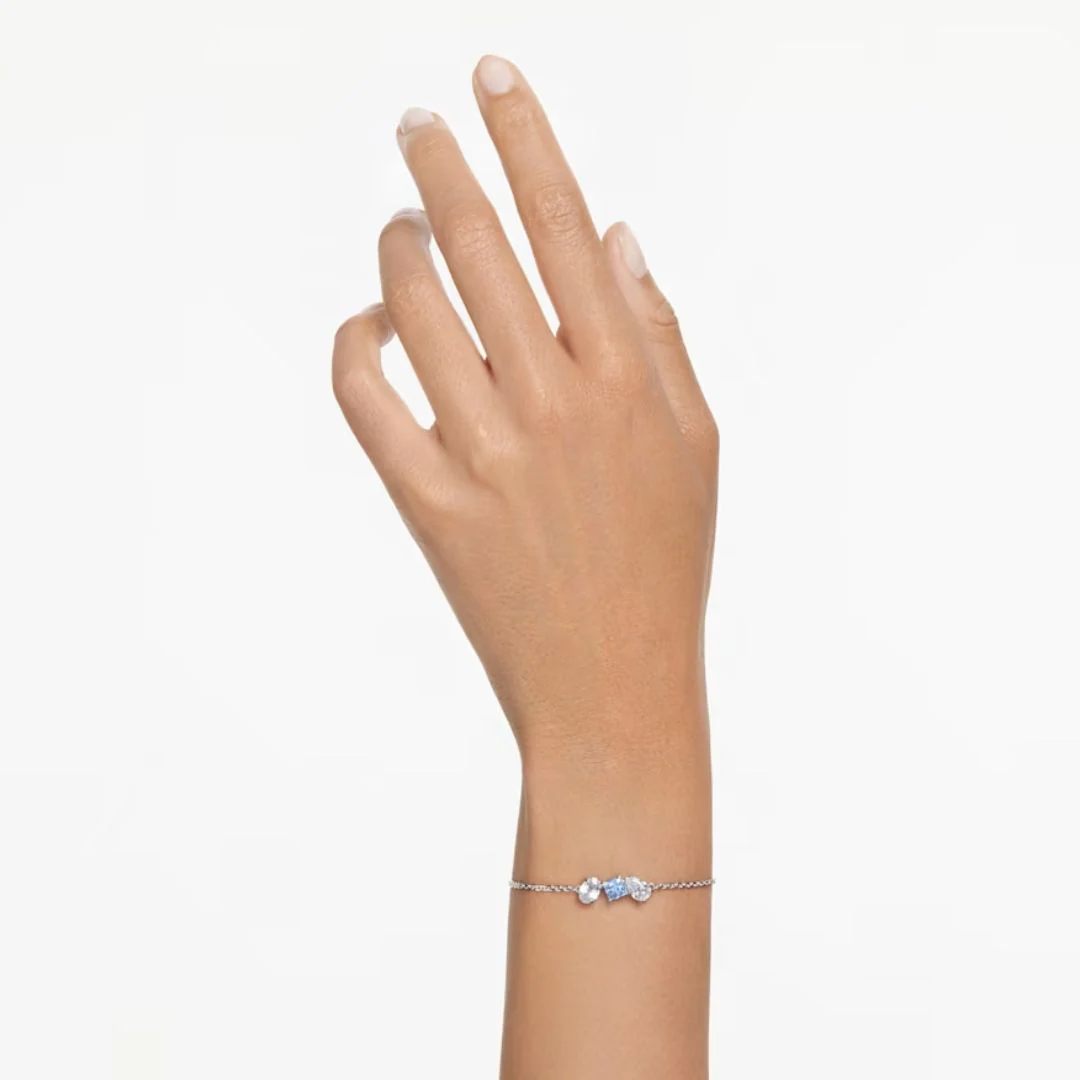 Swarovski Mesmera rannekoru, vaalea metalli ja sininen kristalli 5668359 - Image 2