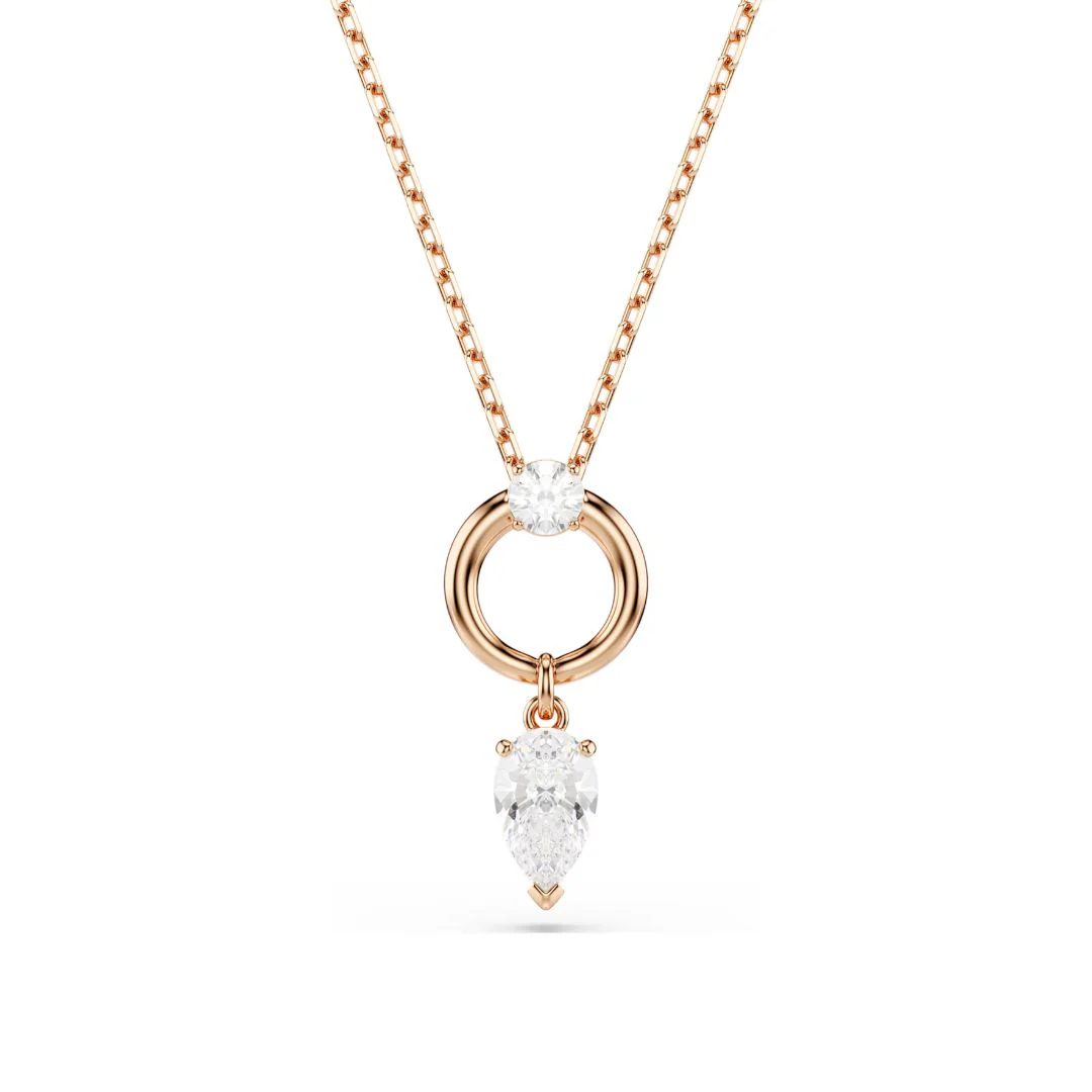 Swarovski Mesmera riipus ja korvakorut, ruusukullanvärinen ja kirkkaat kristallit 5733808 - Image 3