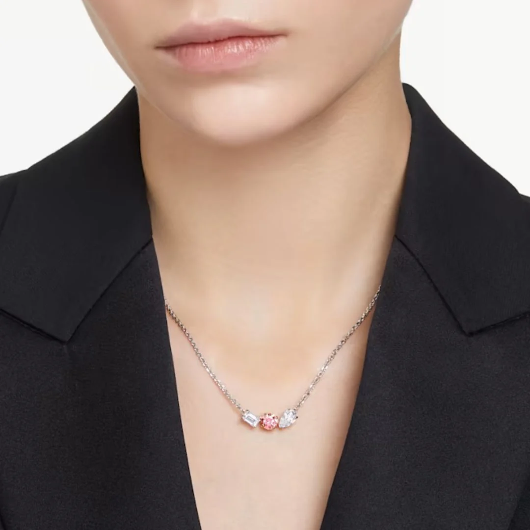 Swarovski Mesmera riipus, vaalea metalli ja vaaleanpunainen kristalli 5668275 - Image 3