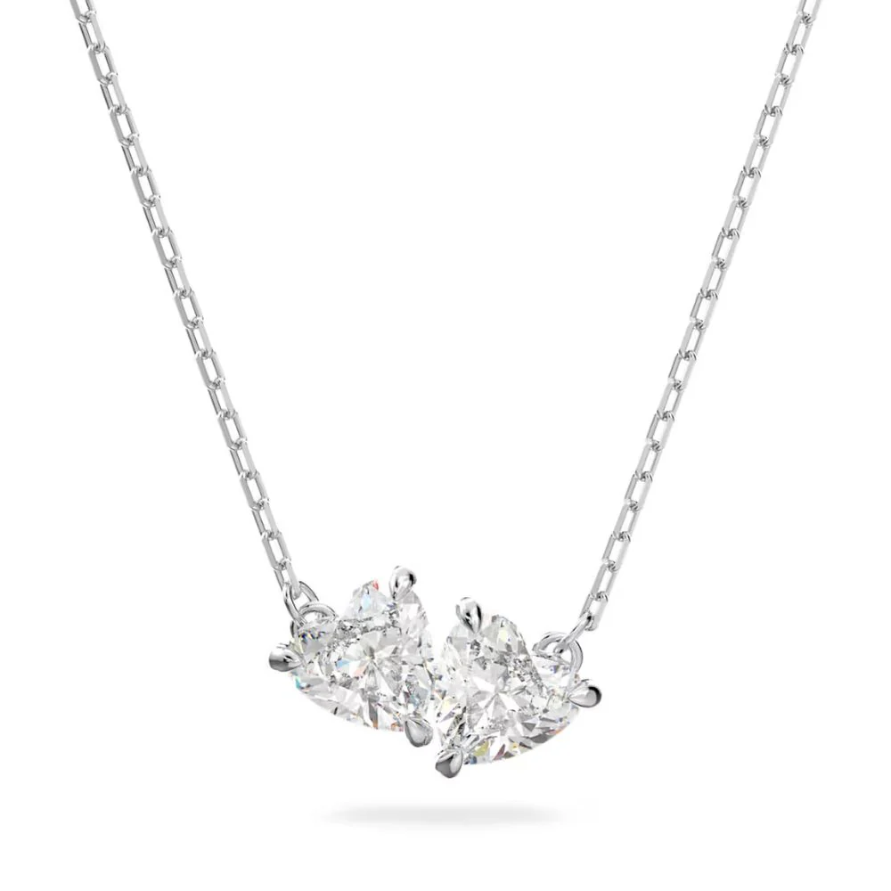 Swarovski Mesmera Twin Hearts kaulakoru, kirkkaat kristallit, 5517117