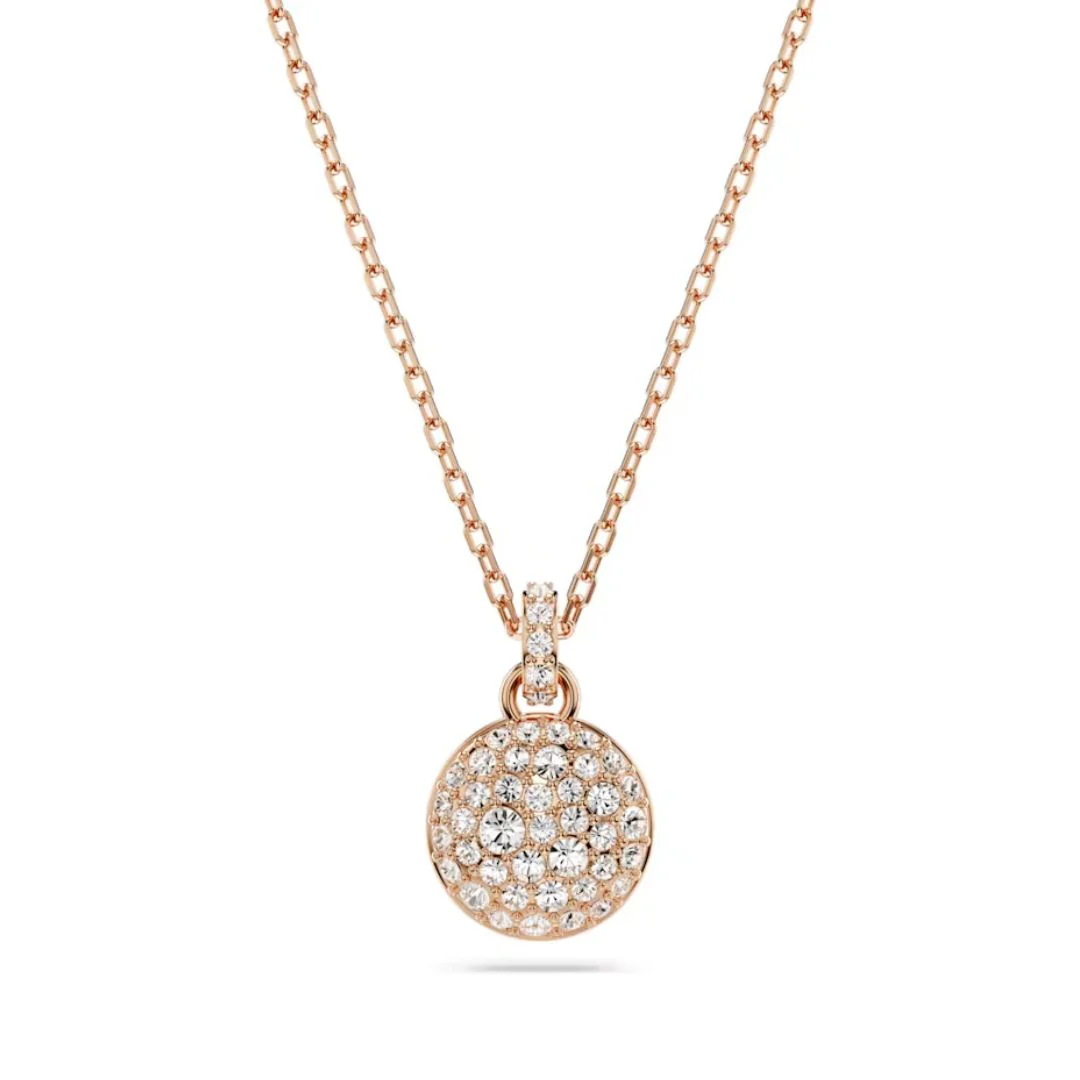 Swarovski Meteora riipus, ruusukullanvärinen ja kirkkaat kristallit 5683450