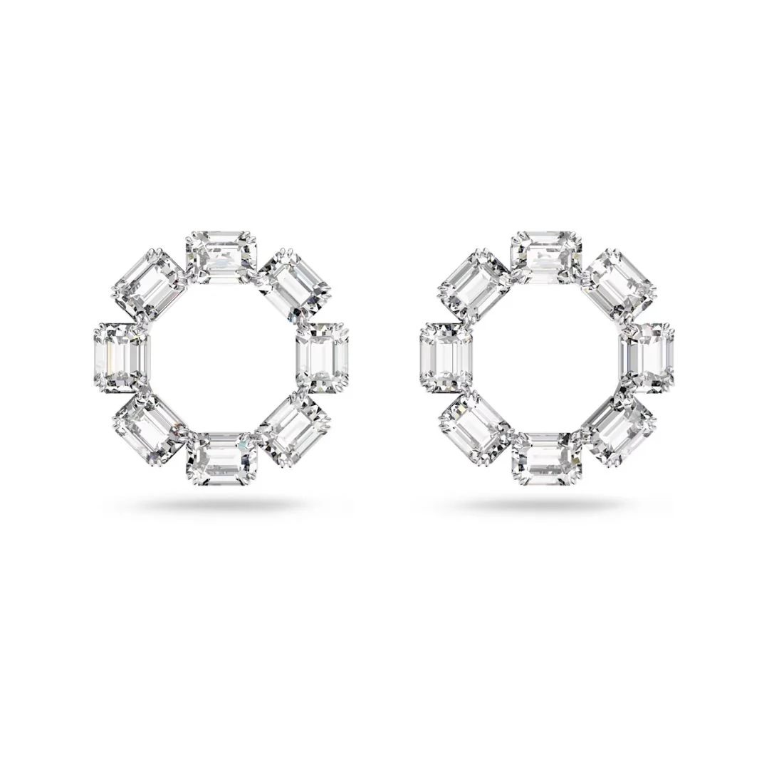 Swarovski Millenia Circle korvakorut, vaaleat kristallit, 5618629