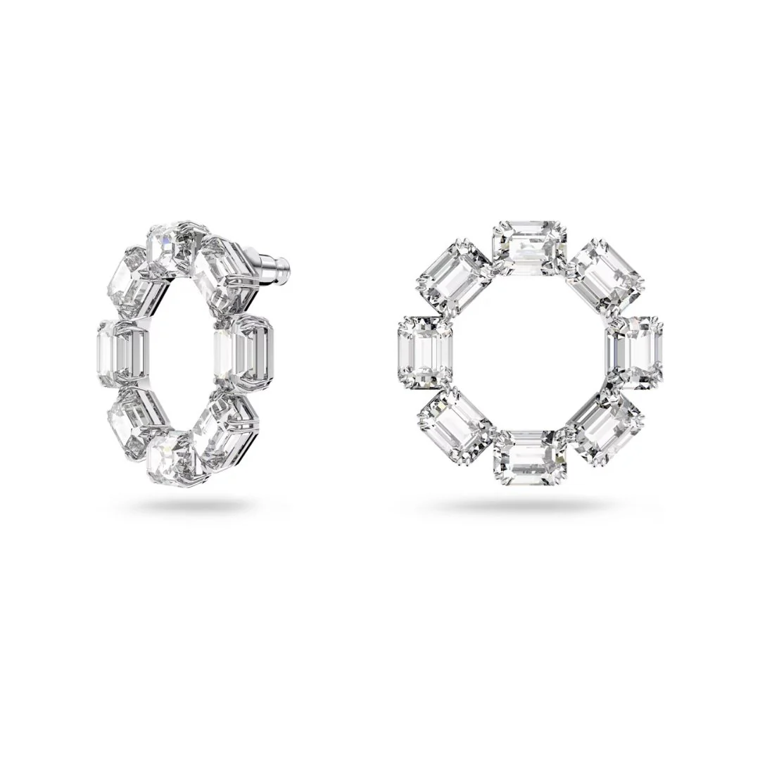 Swarovski Millenia Circle korvakorut, vaaleat kristallit, 5618629 - Image 2