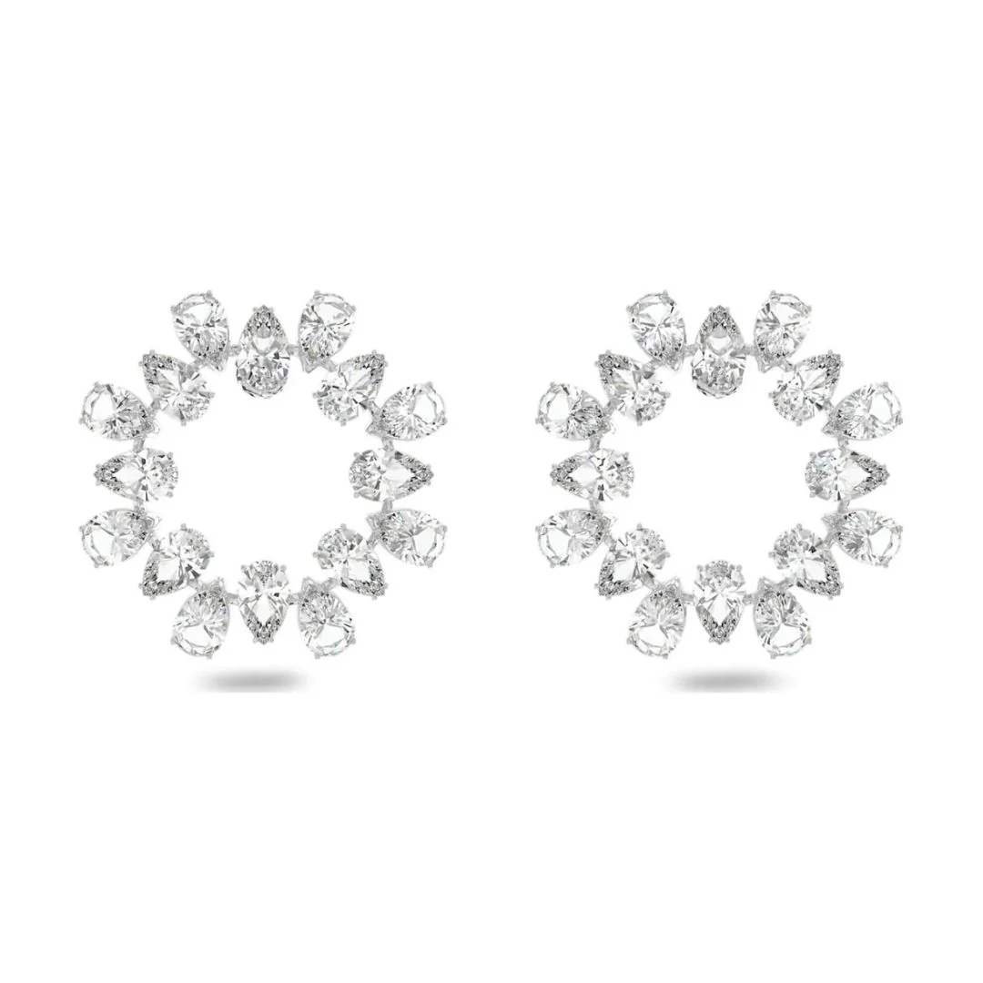 Swarovski Millenia Circle korvakorut, vaalea