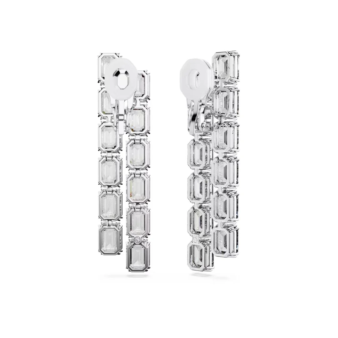 Swarovski Millenia Clip korvakorut, vaalea metalli ja kirkkaat kristallit, 5696320 - Image 2
